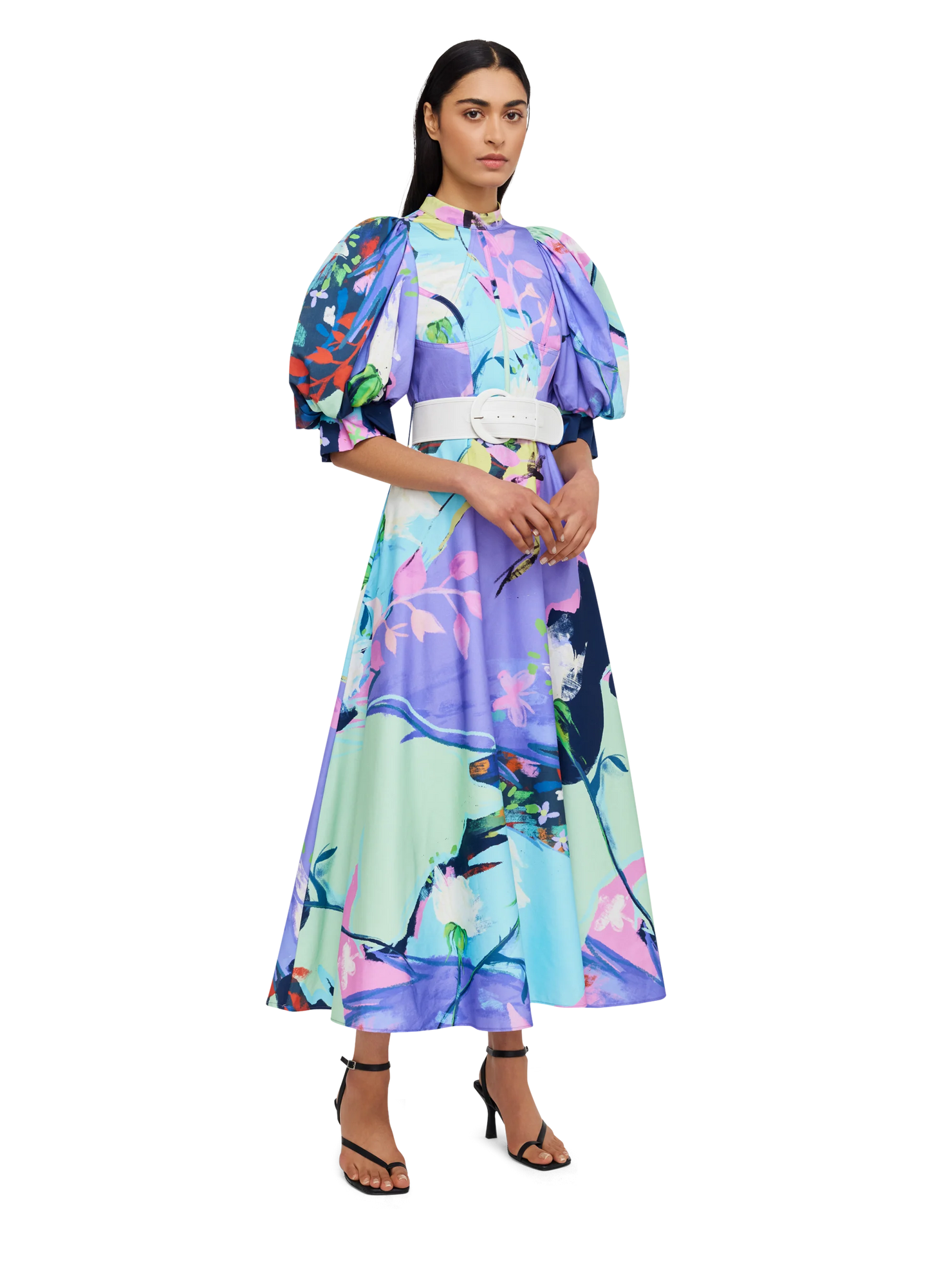 Leo Lin Illusory Cotton Dress