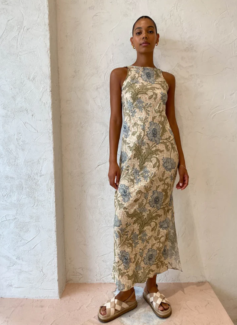 SIR. Maev Slip Dress in Florence Print