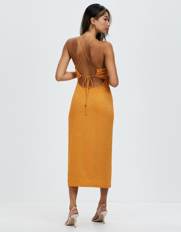 SUBOO Asha Keyhole Slip Dress